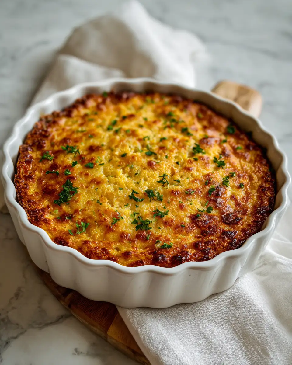 Final dish - Hearty Southern Loaded Cornbread Casserole Recipe That Will Warm Your Soul