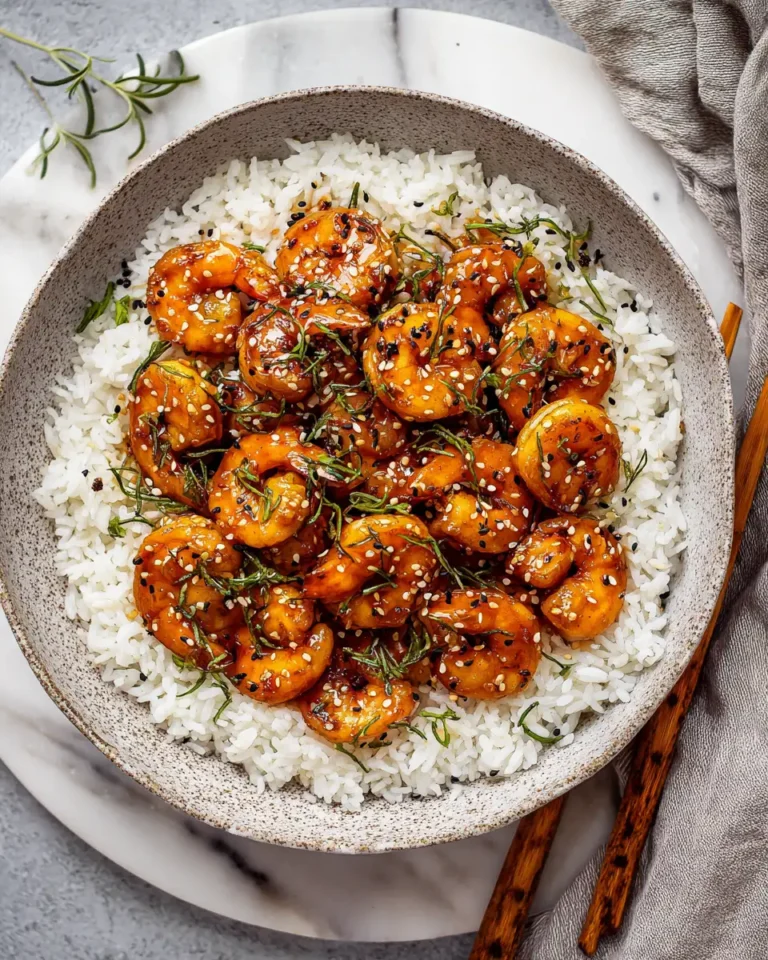 Boost Your Energy with High-Protein Honey Garlic Shrimp Delight - Featured Image