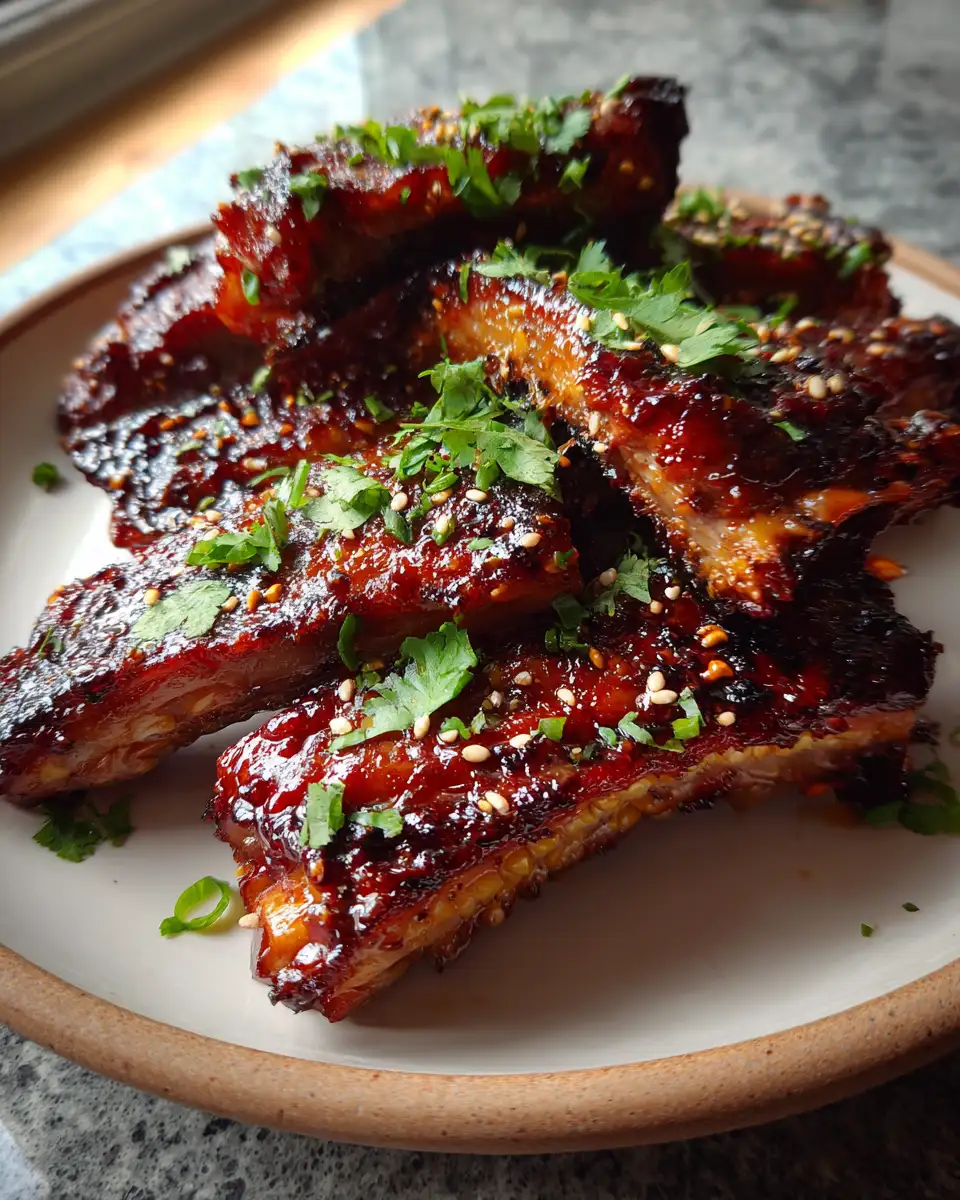 Final dish - Sweet and Zesty Honey Lime Grilled Corn Ribs Recipe