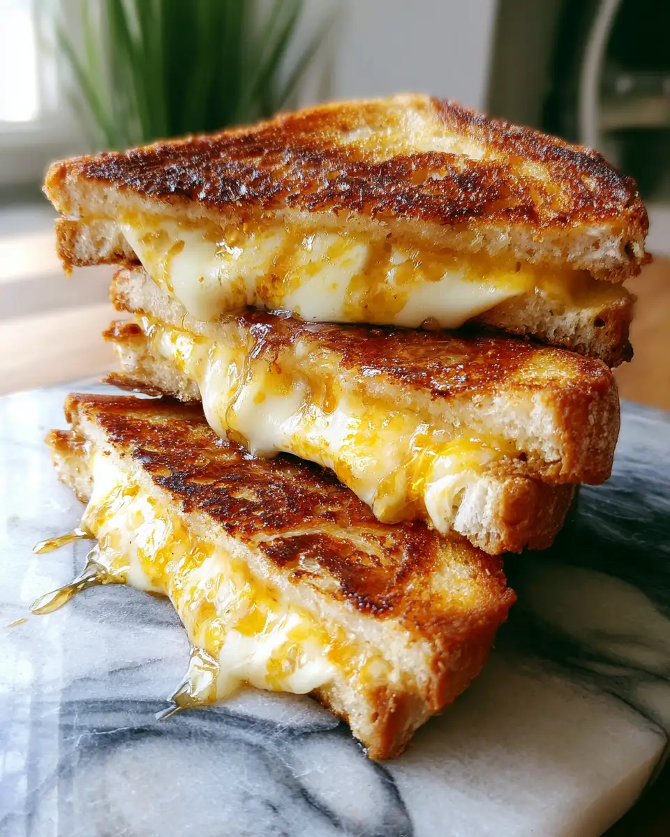 Final dish - Melted Magic Hot Honey Grilled Cheese Recipe to Savor