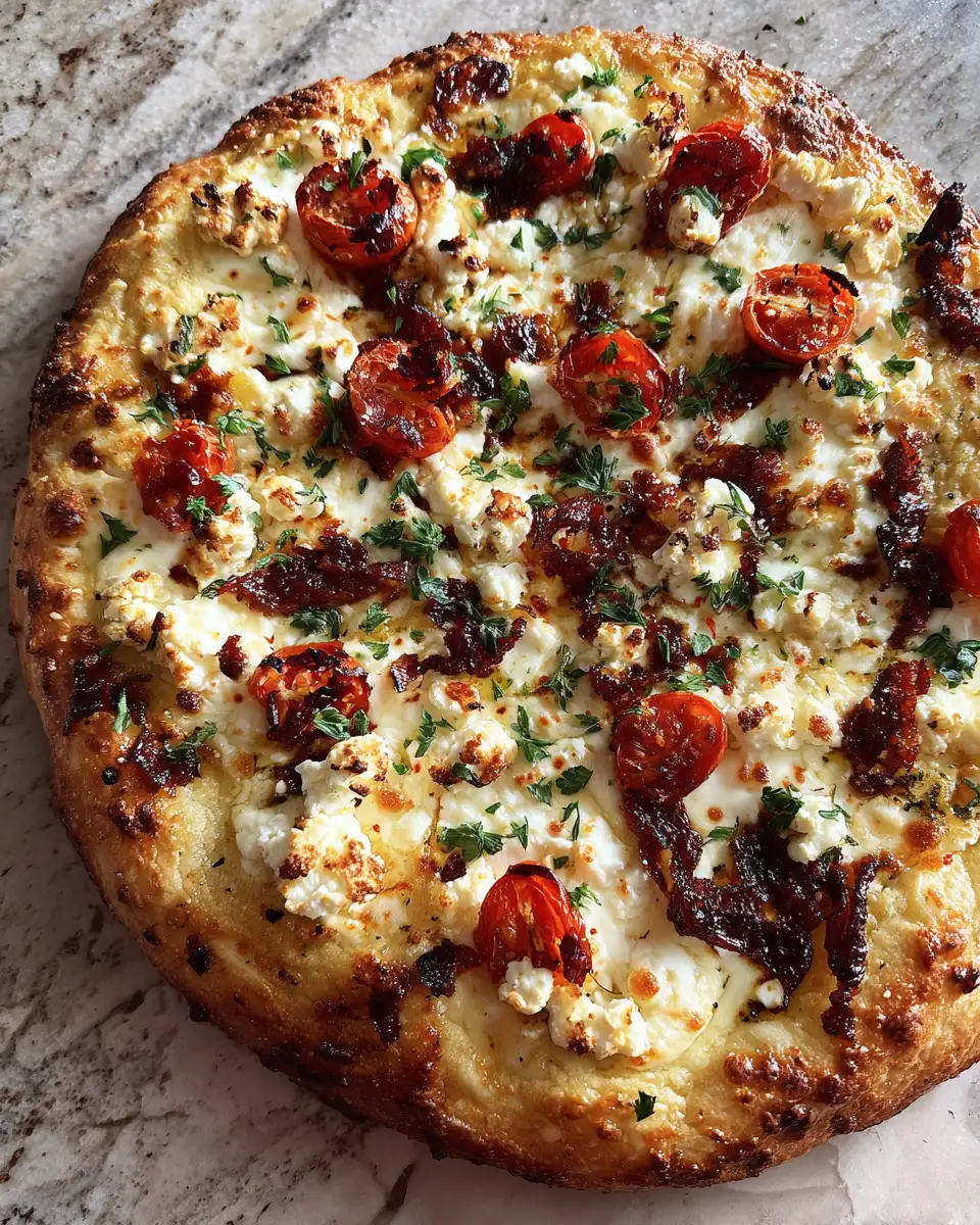Final dish - Irresistible Hot Honey Ricotta Pizza Delight That Will Ignite Your Taste Buds