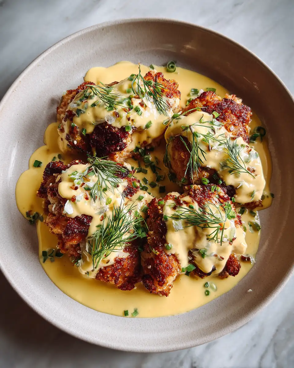 Irresistible Pretzel Chicken with Creamy Mustard Cheddar That Will Steal Your Heart - Featured Image