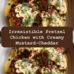 Irresistible Pretzel Chicken with Creamy Mustard Cheddar That Will Steal Your Heart