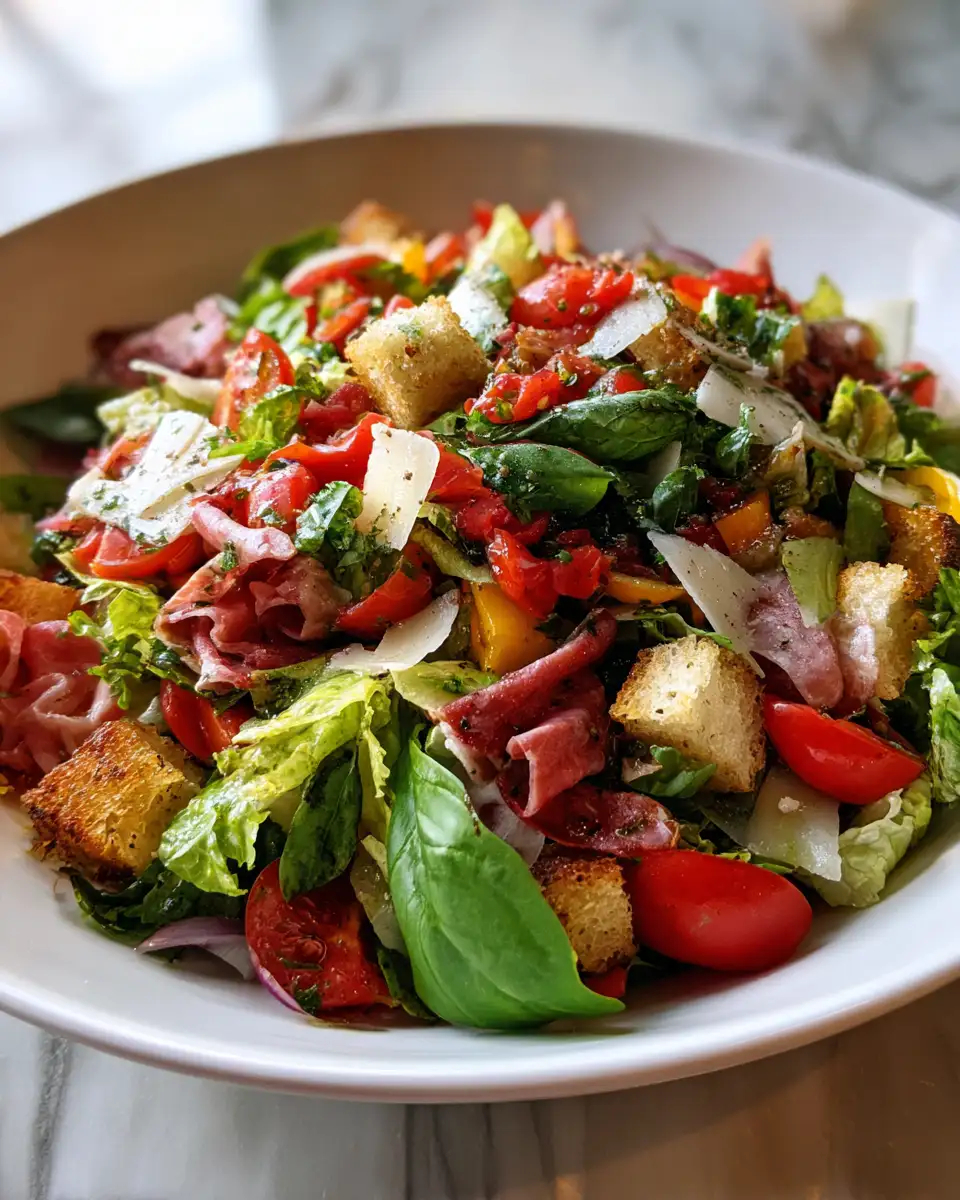 Final dish - Fresh and Flavorful Italian Chopped Salad Recipe to Brighten Your Meal