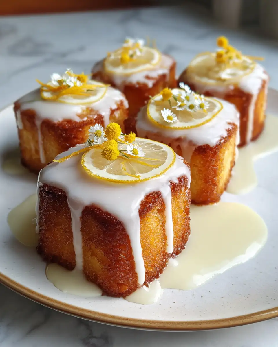 Final dish - Irresistible Lemon Drizzle Mini Cakes That Brighten Every Bite