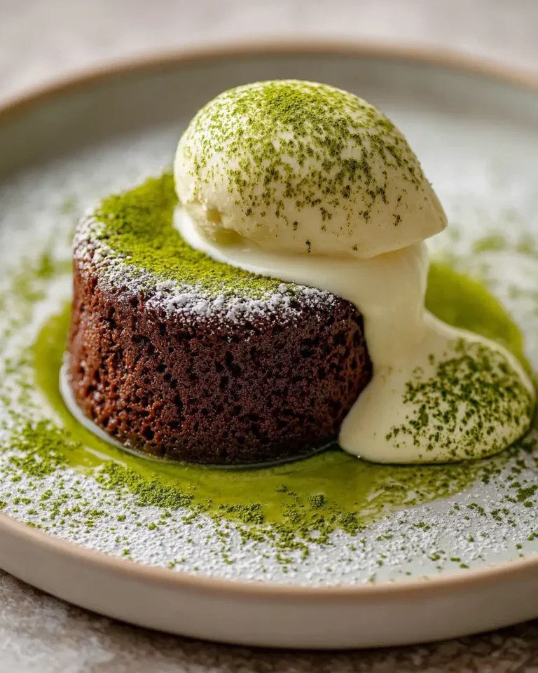 Indulge in the Ultimate Matcha White Chocolate Lava Cake Experience - Featured Image