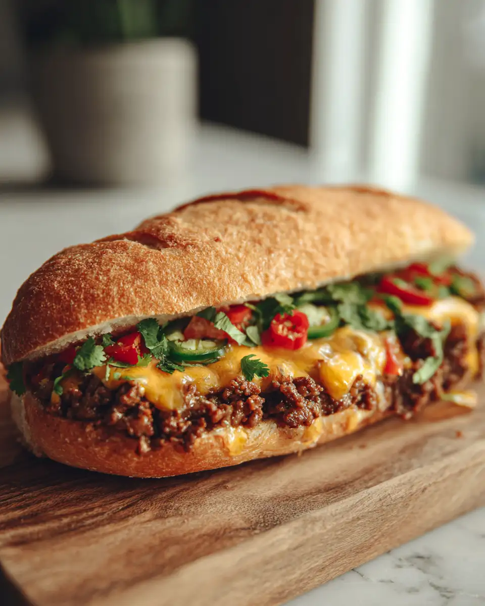 The Ultimate Mexican Chopped Cheese Sandwich You Need to Try - Featured Image