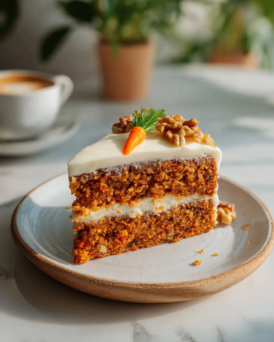 Final dish - Deliciously Healthy No Sugar No Flour Carrot Cake Recipe