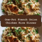One-Pot French Onion Chicken Rice Dinner Recipe You’ll Love