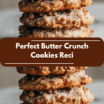 Perfect Butter Crunch Cookies Recipe That Will Melt in Your Mouth