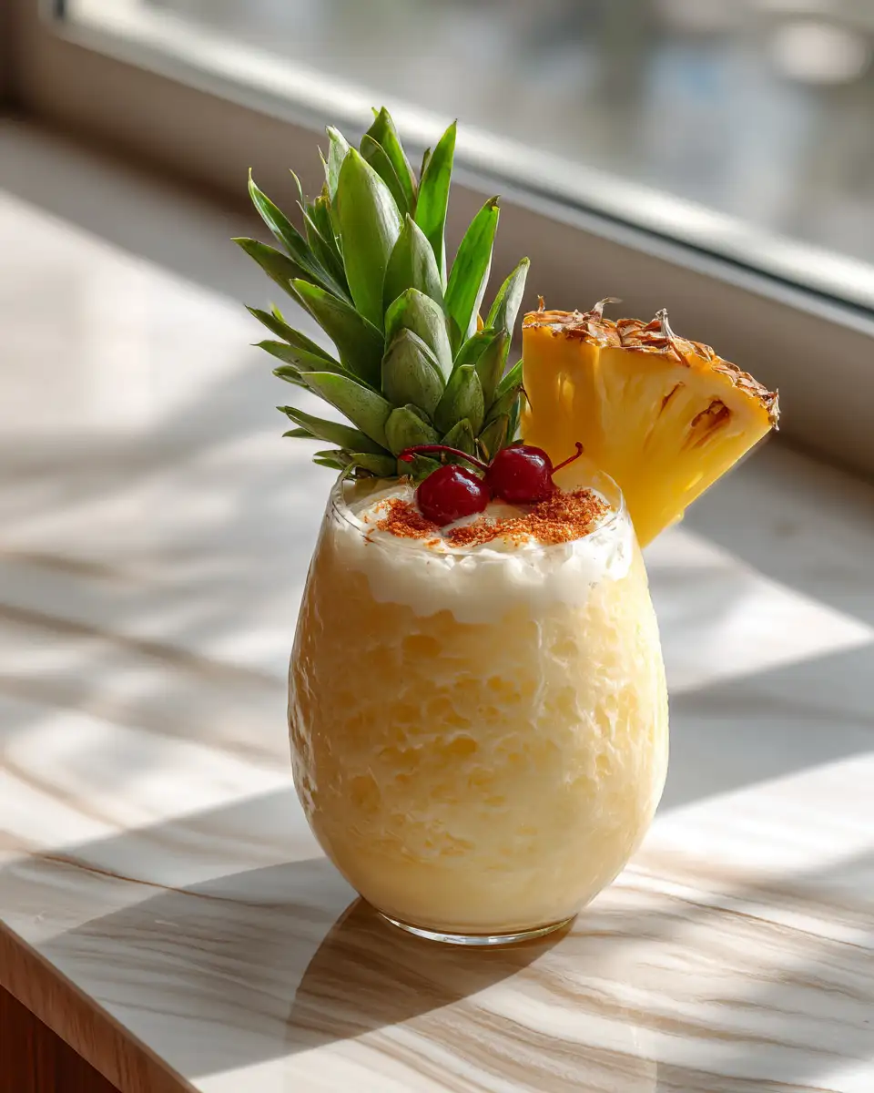 Final dish - Sip into Paradise with the Ultimate Piña Colada Duo Delight