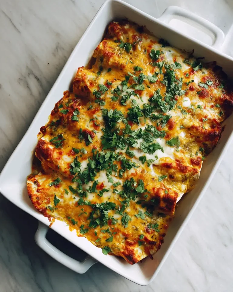 Irresistible Poblano Chicken Enchiladas That Will Spice Up Your Dinner Tonight - Featured Image