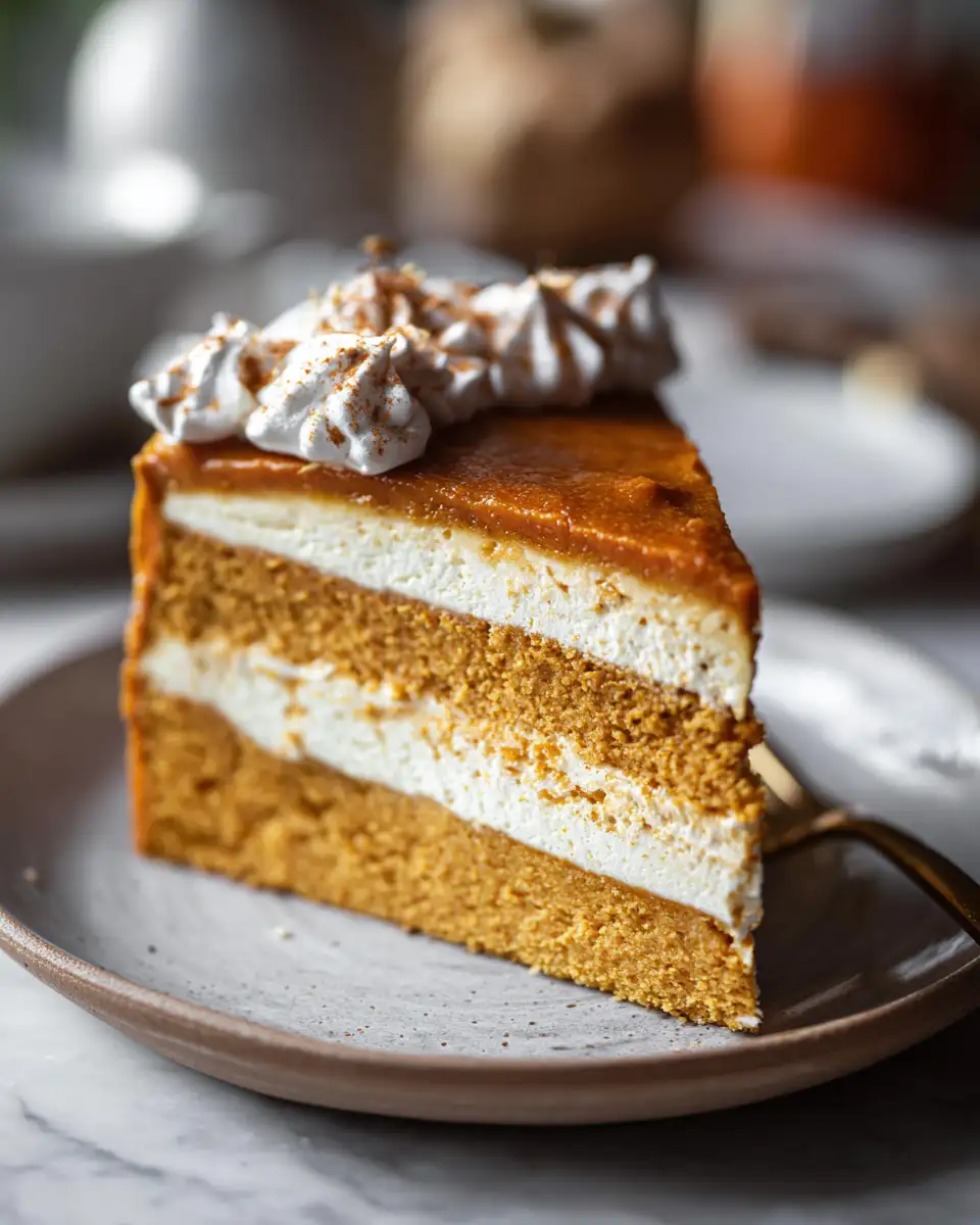 Final dish - Irresistibly Moist Pumpkin Pie Cake That Will Steal Your Fall Heart