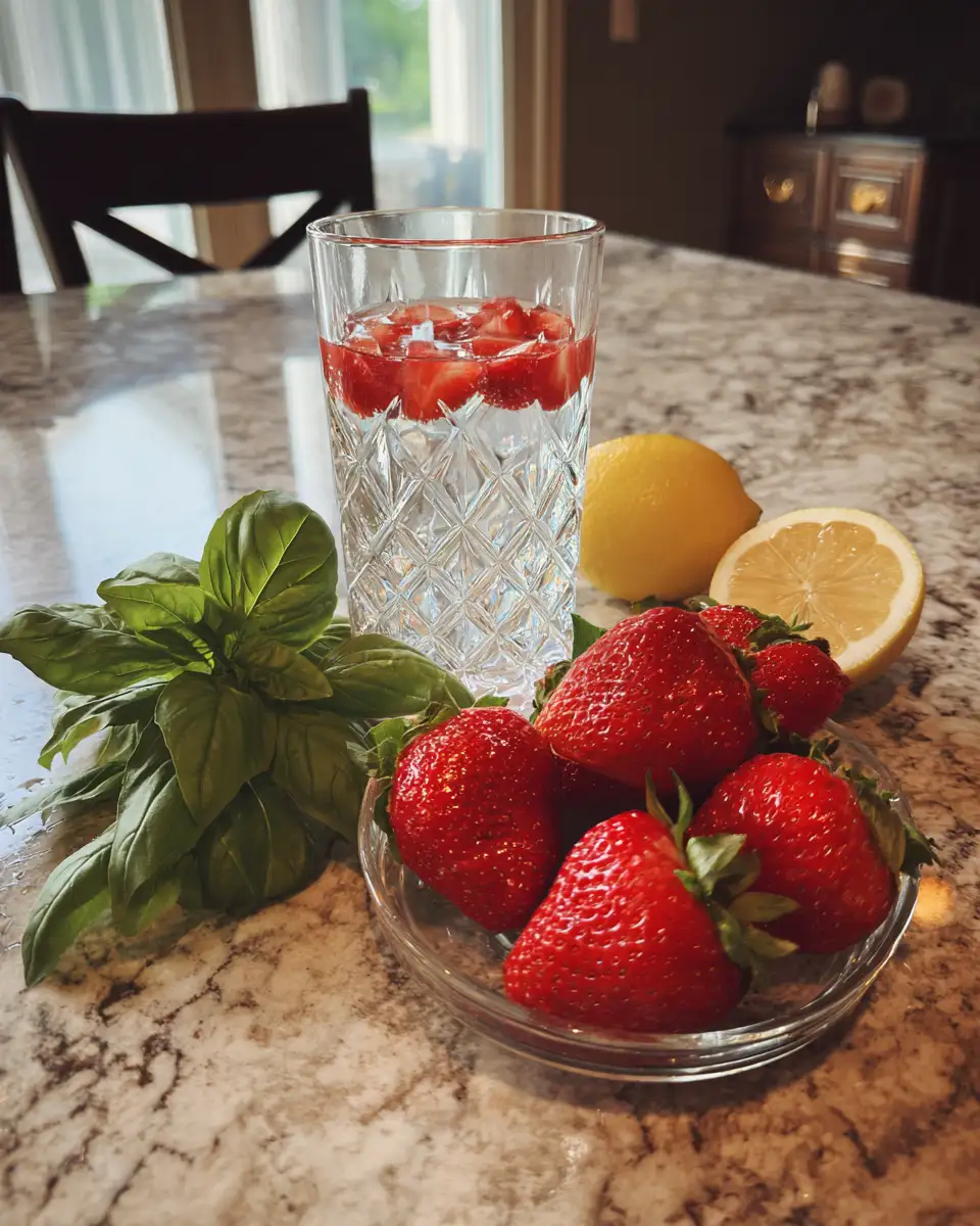 Ingredients for Sip Into Summer with the Ultimate Refreshing Strawberry Basil Smash Cocktail Recipe