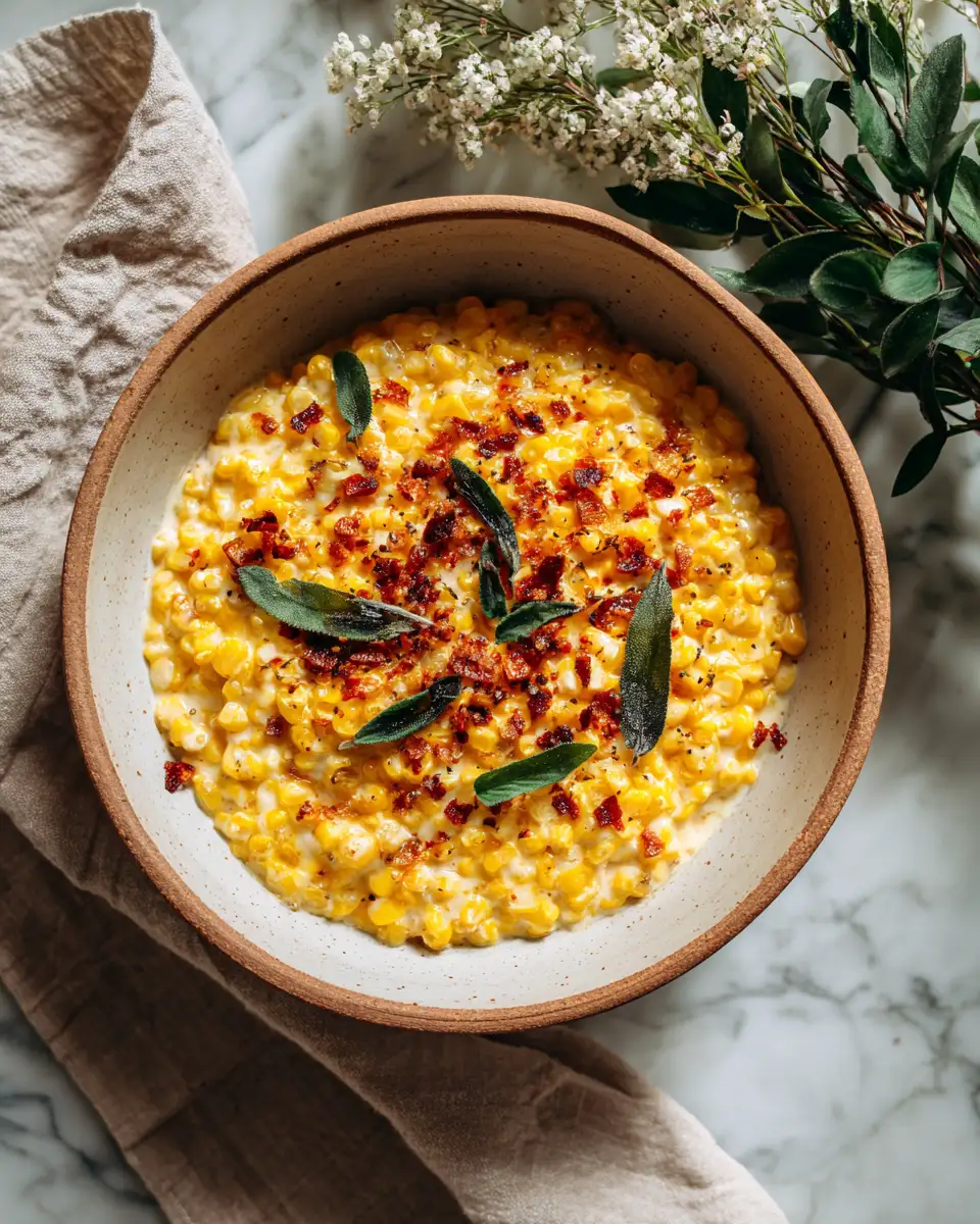 Final dish - Irresistible Roasted Garlic Creamed Corn Recipe You Need to Try