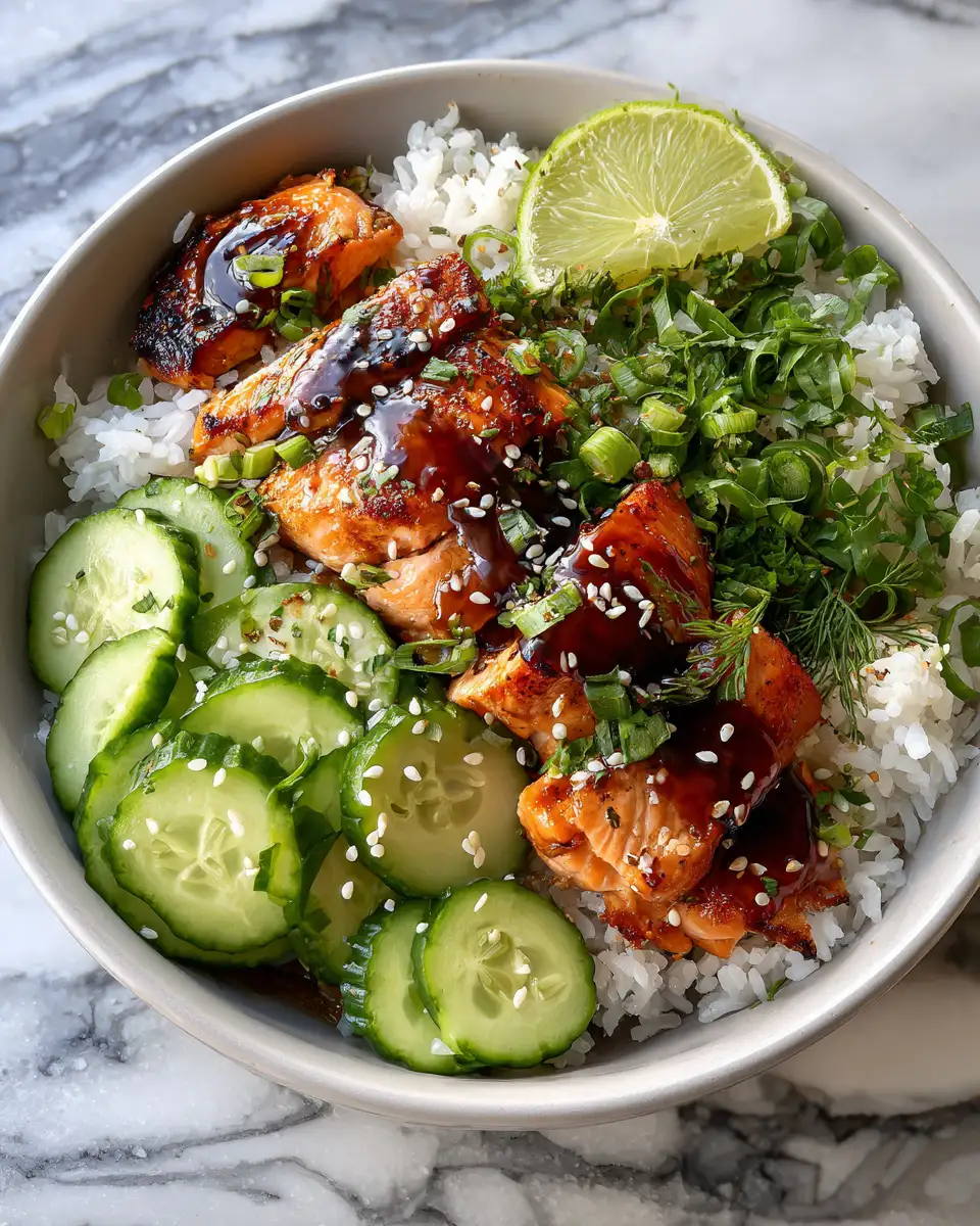 Final dish - Ultimate Salmon Rice Bowls That Will Delight Your Taste Buds