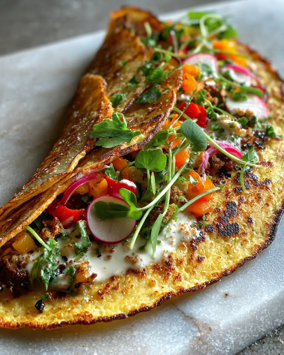 Final dish - Savory Pancake Tacos Recipe That Will Transform Your Breakfast Game
