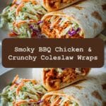 Smoky BBQ Chicken and Crunchy Coleslaw Wraps That Will Spice Up Your Lunch