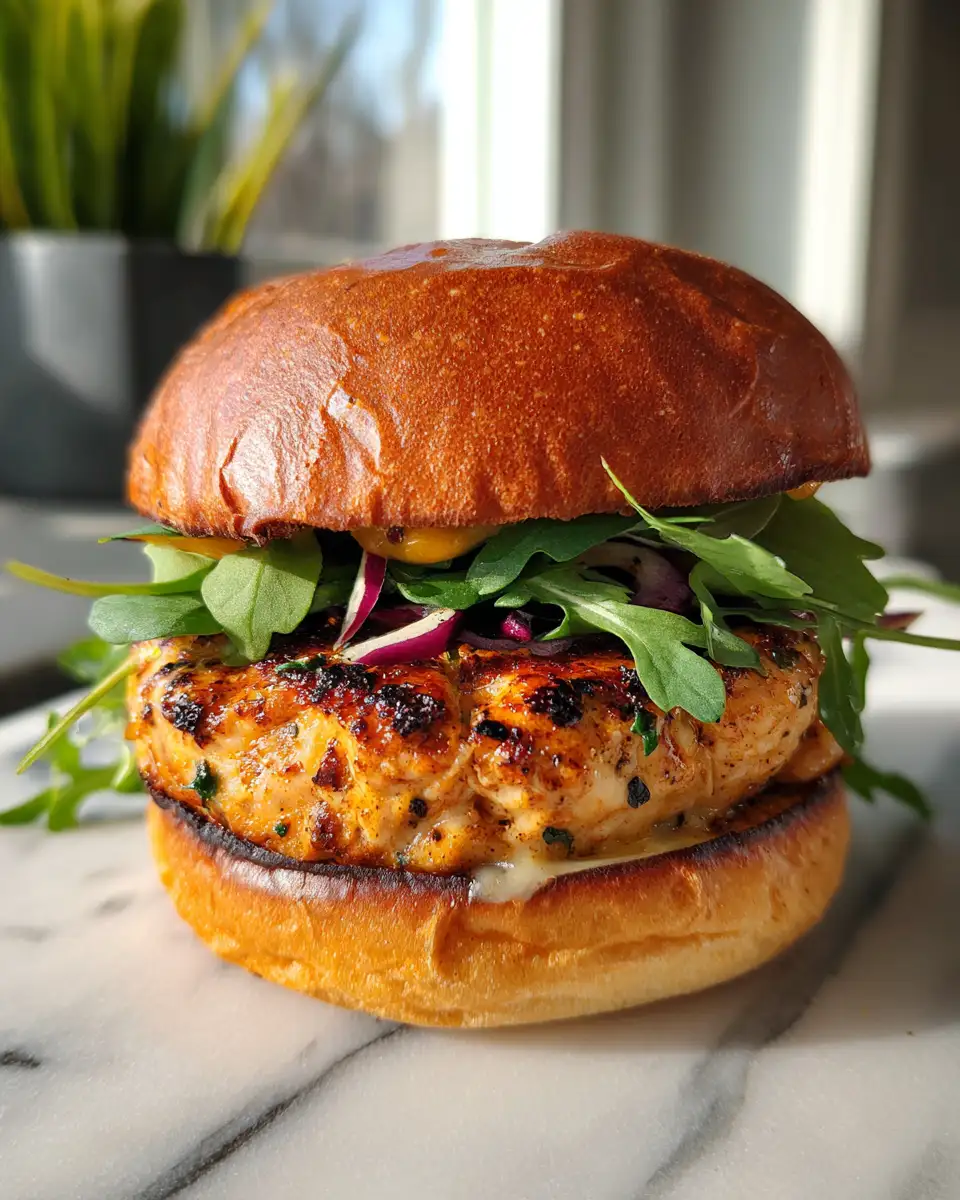 Final dish - Smoky Chipotle Chicken Burgers with Pepper Jack That Will Ignite Your Taste Buds