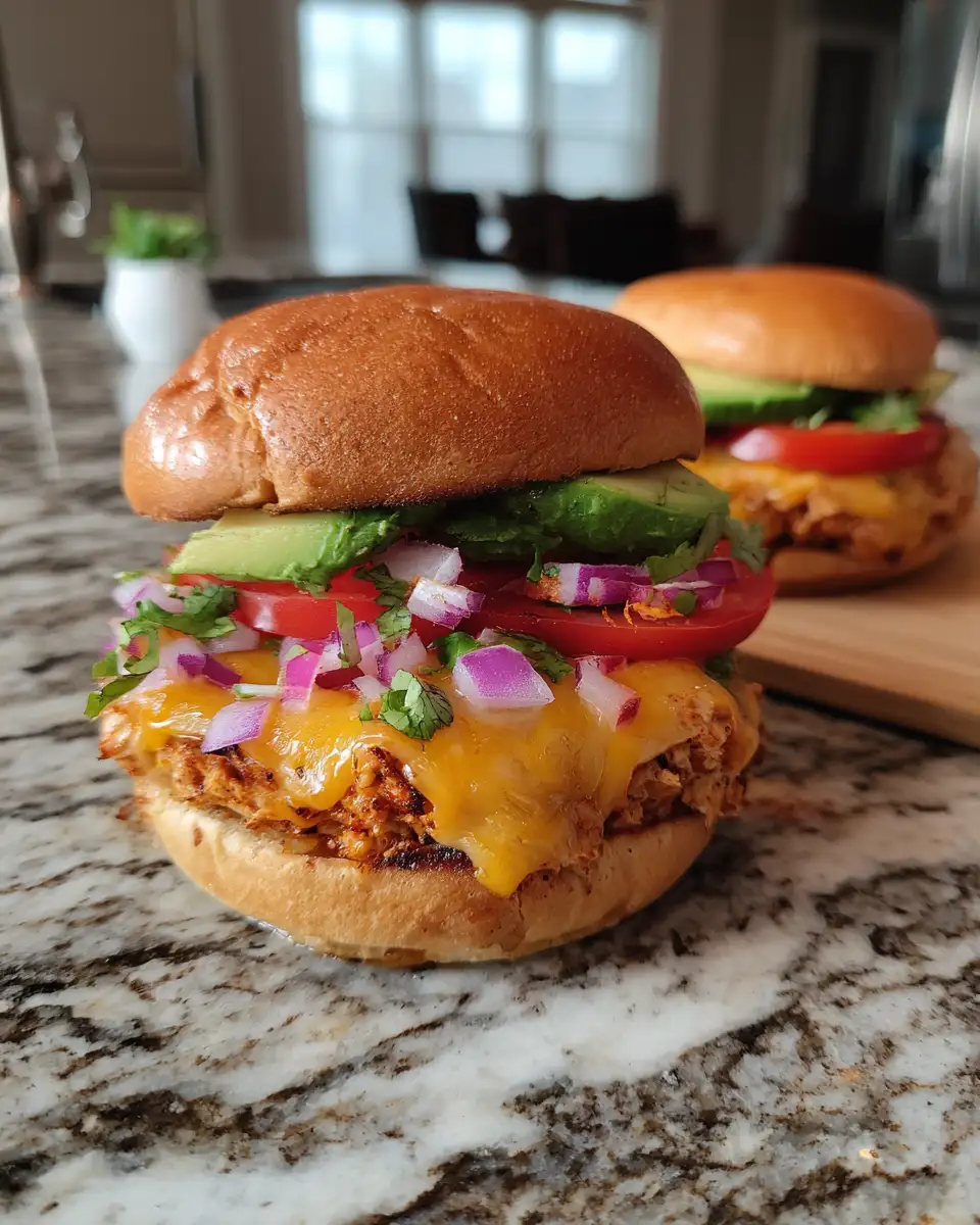 Ingredients for Smoky Chipotle Chicken Burgers with Pepper Jack That Will Ignite Your Taste Buds