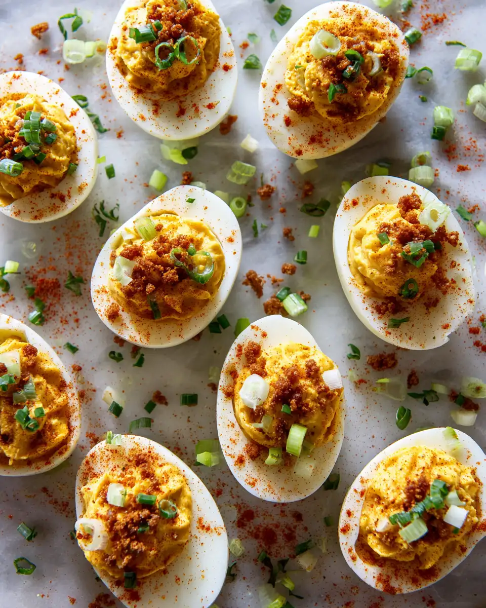 Ingredients for Fiery Flavors Unleashed with Spicy Bayou Deviled Eggs