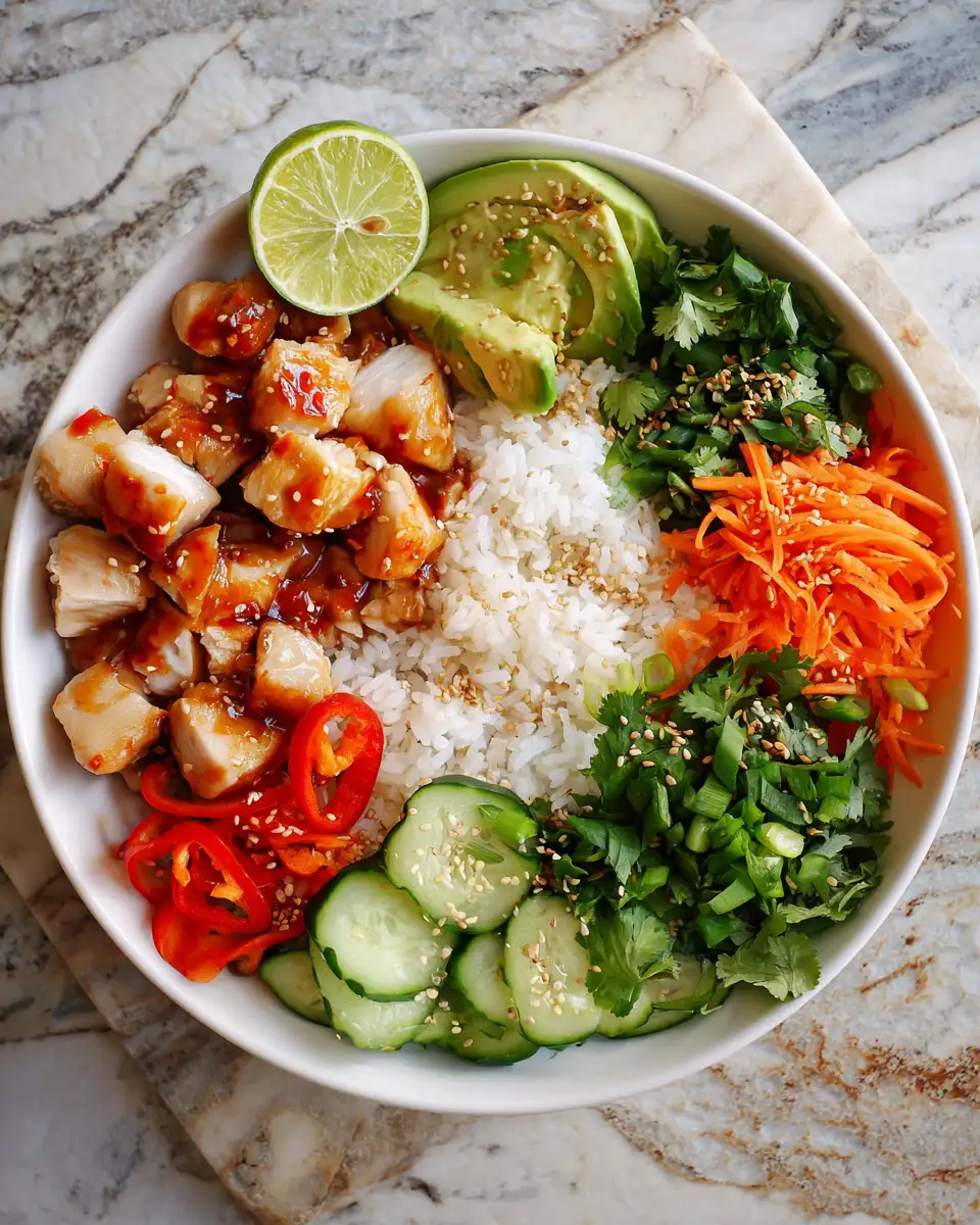 Ingredients for Irresistible Sweet Chili Chicken Bowl Recipe You Need to Try