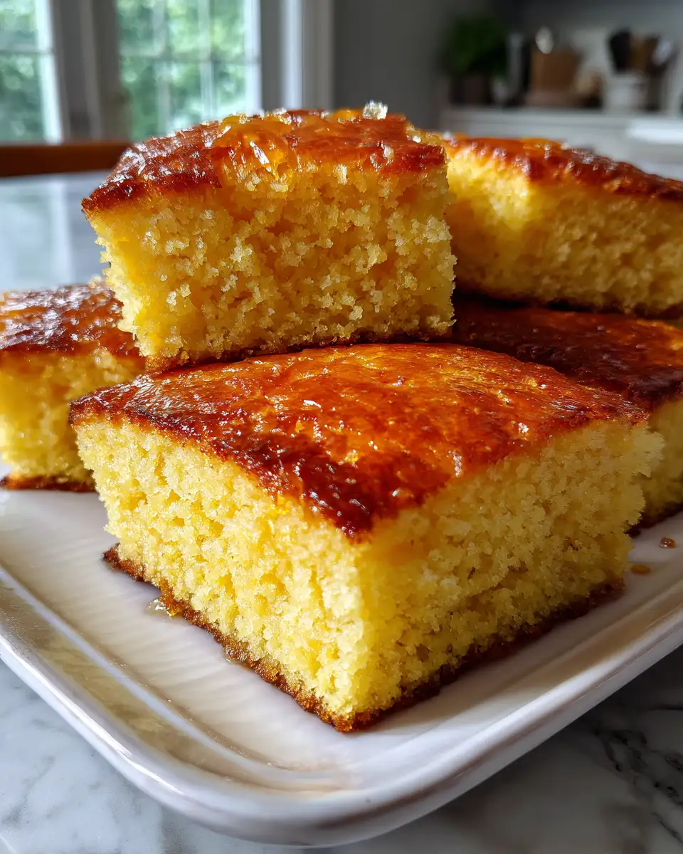 Final dish - The Best Recipe for Southern-style Honey Butter Cornbread You Need to Try