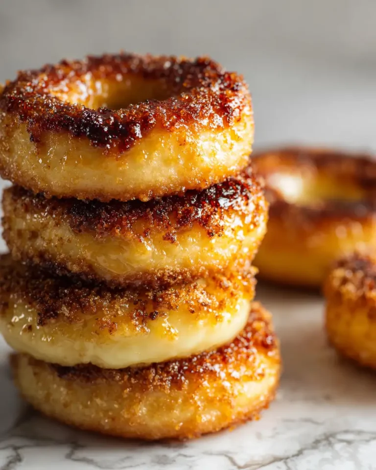 Irresistible Vanilla Bean Crème Brûlée Donuts You Need to Try - Featured Image