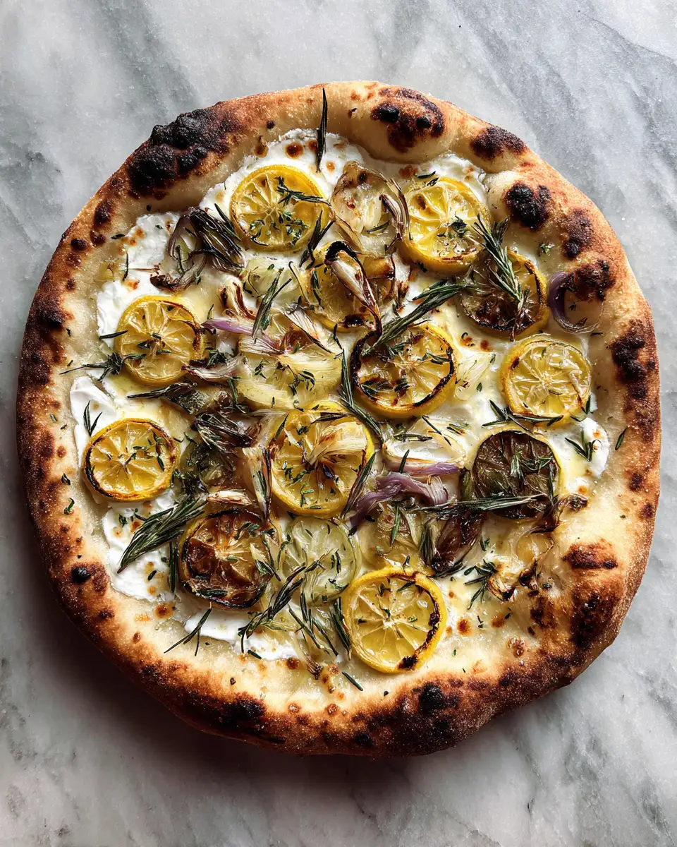 Zesty Summer Lemon Pizza That Will Brighten Your Taste Buds 6 Final dish - Zesty Summer Lemon Pizza That Will Brighten Your Taste Buds