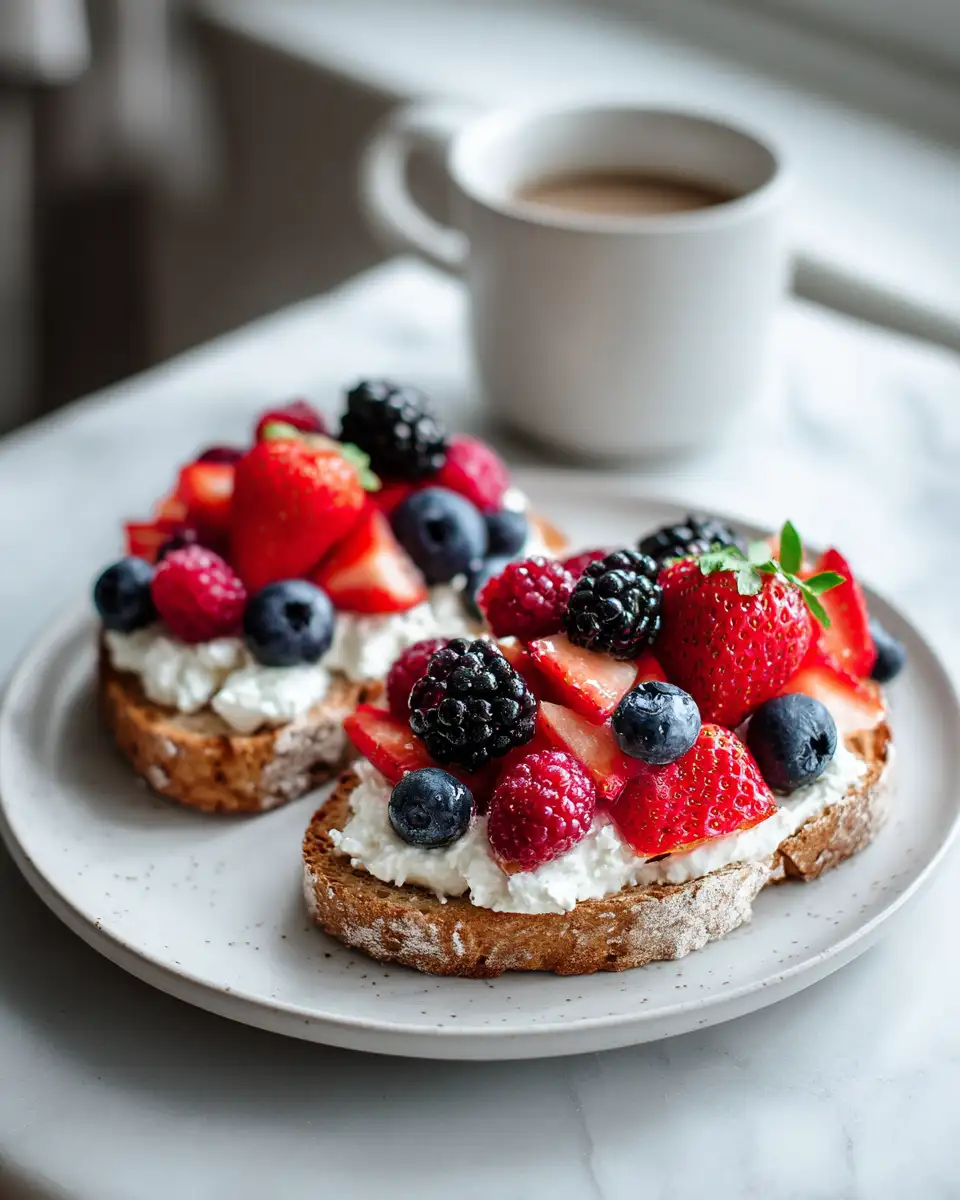 Brighten Your Morning with Delicious Berry Ricotta Toast