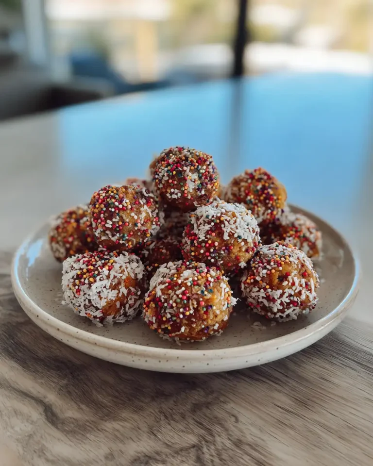 Deliciously Fun Birthday Cake Batter Protein Balls You Have to Try - Featured Image