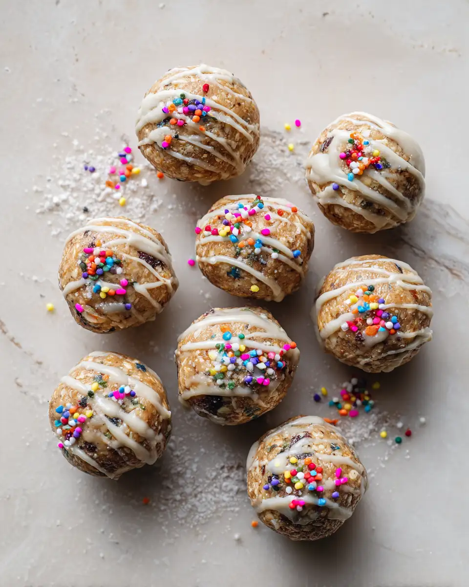 Ingredients for Deliciously Fun Birthday Cake Batter Protein Balls You Have to Try