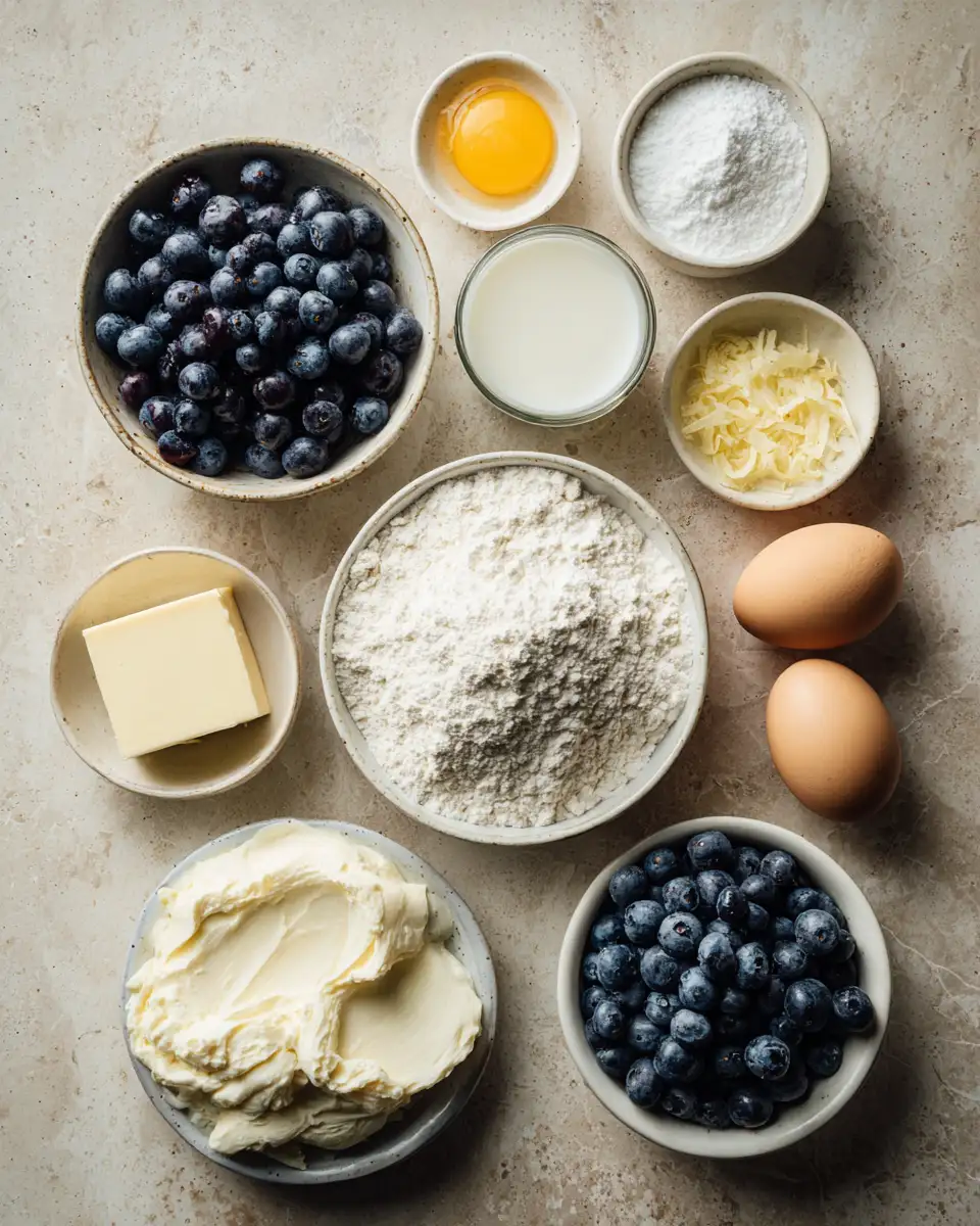 Ingredients for Irresistible Blueberry Cream Cheese Bread Recipe You Need to Try