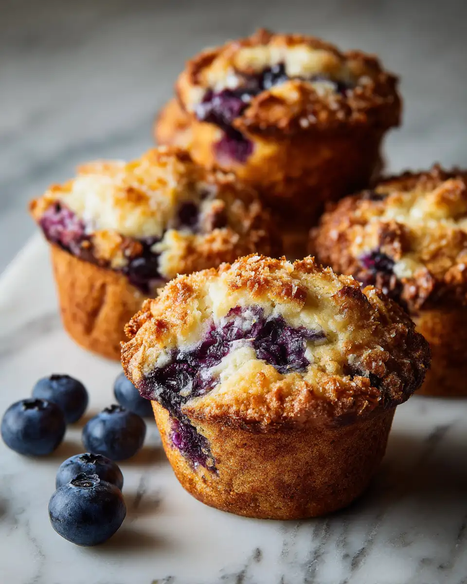 Final dish - Irresistible Blueberry Cream Cheese Muffins You Need to Try Today