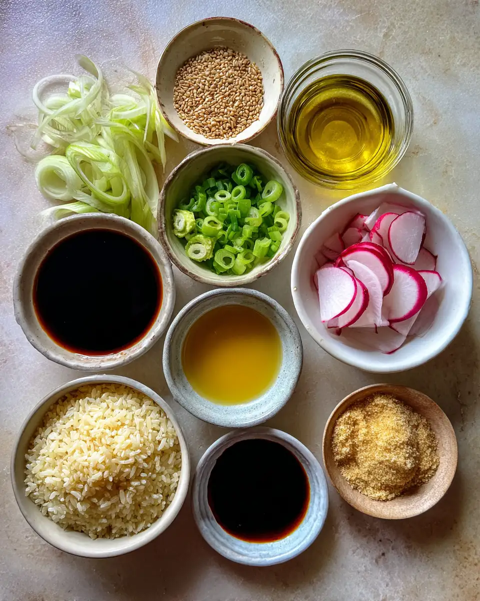Ingredients for Bobby Flay Crispy Rice Recipe That Will Blow Your Taste Buds Away