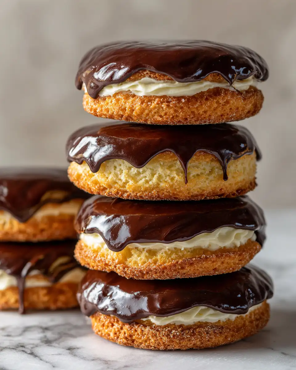 Irresistible Boston Cream Pie Cookies You Need to Try Today - Featured Image
