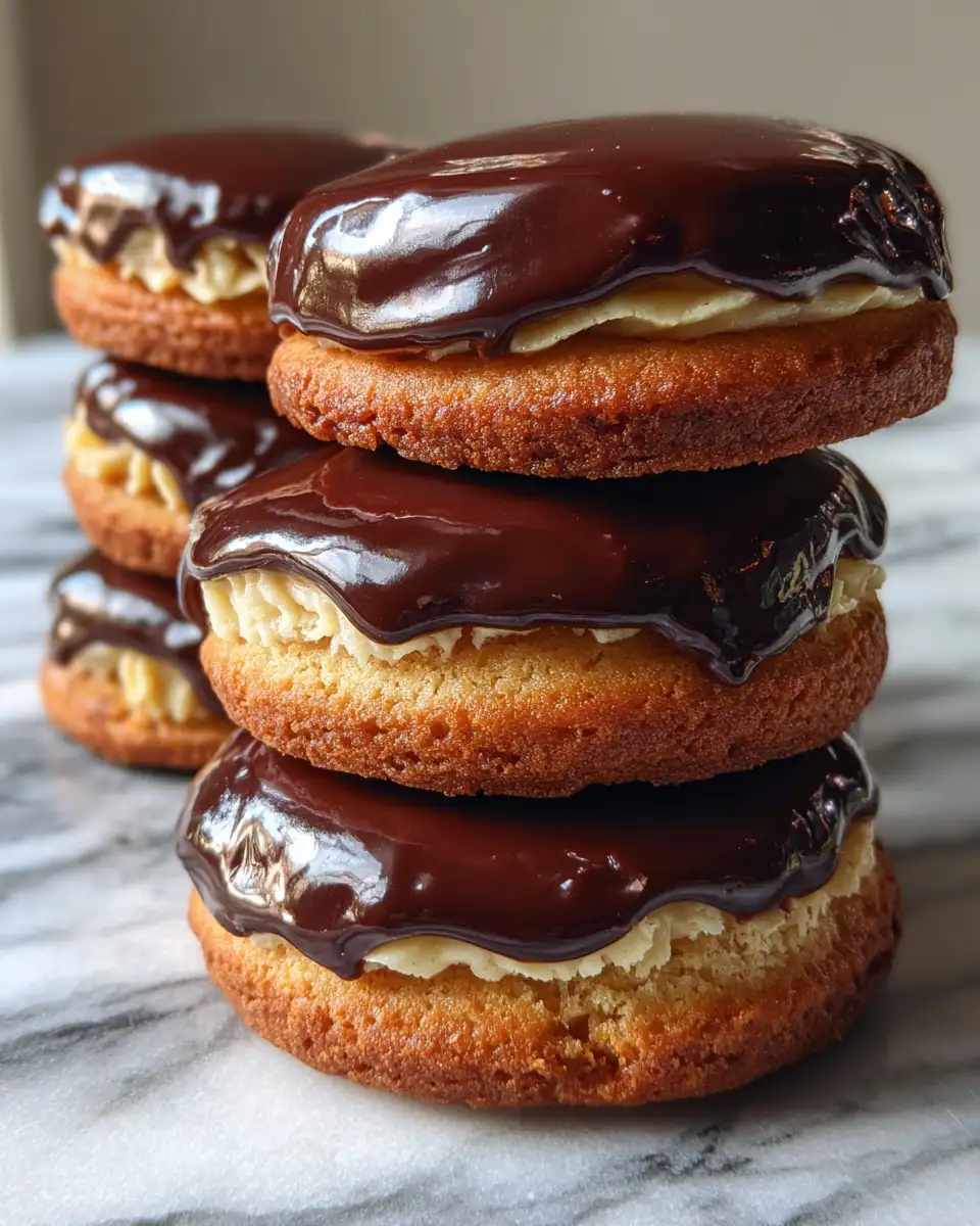 Final dish - Irresistible Boston Cream Pie Cookies You Need to Try Today