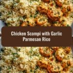 Irresistible Chicken Scampi with Creamy Garlic Parmesan Rice Recipe