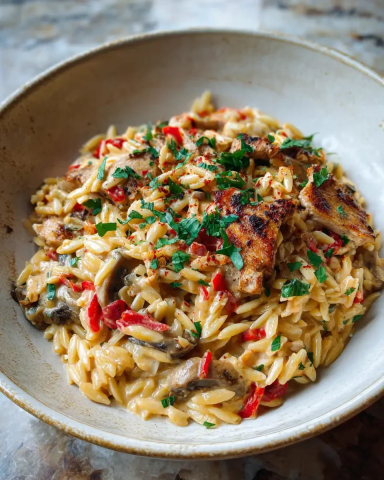 Creamy Cajun Chicken Thighs Pasta with Orzo for Cozy Evenings - Featured Image