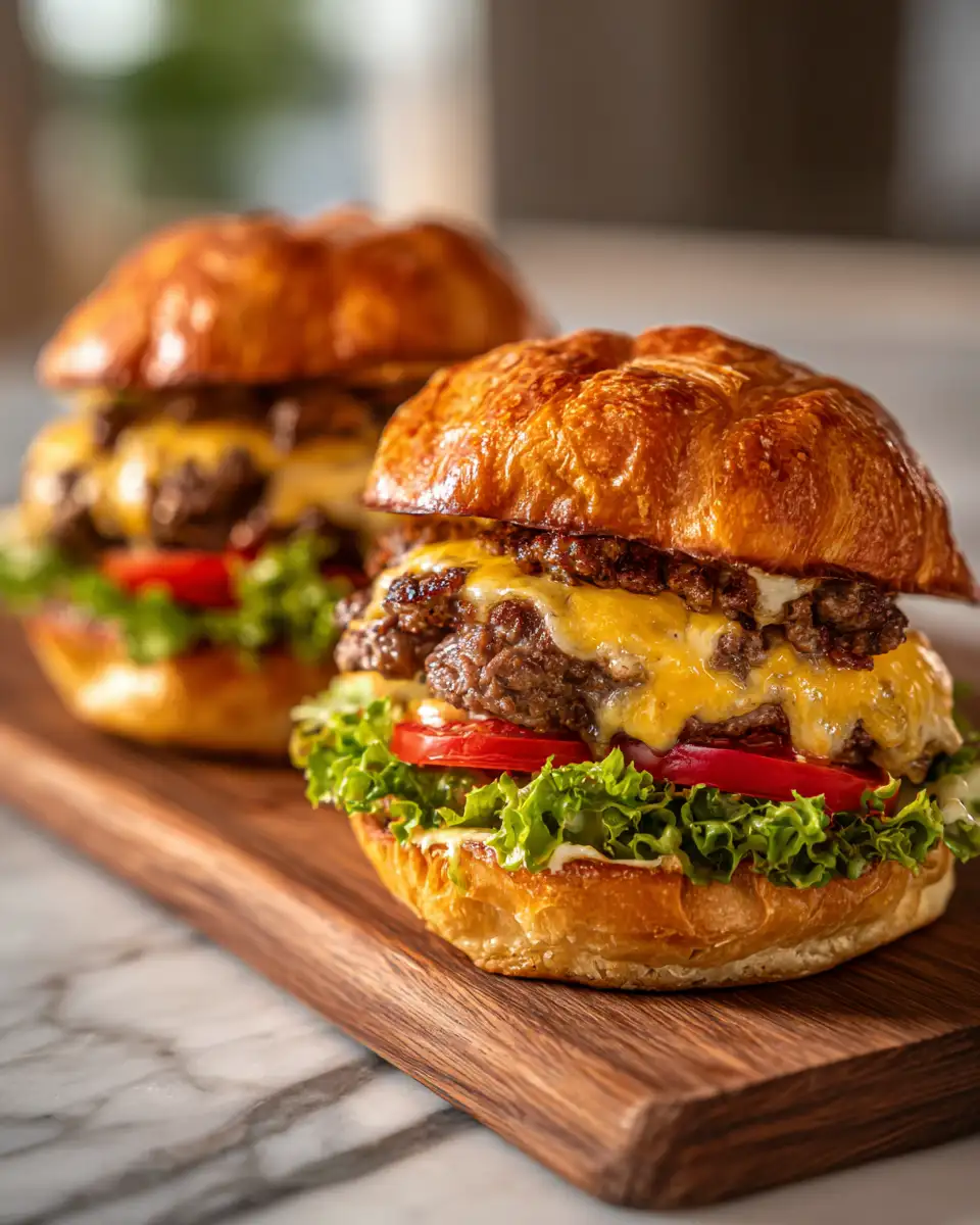 Irresistible Croissant Smash Burgers That Will Change Your Burger Game - Featured Image