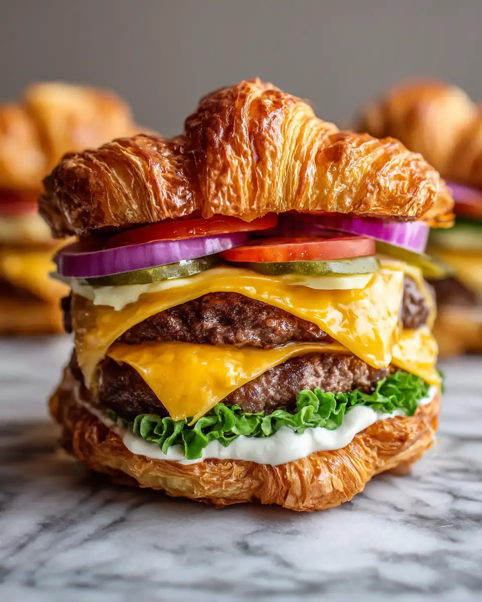 Ingredients for Irresistible Croissant Smash Burgers That Will Change Your Burger Game