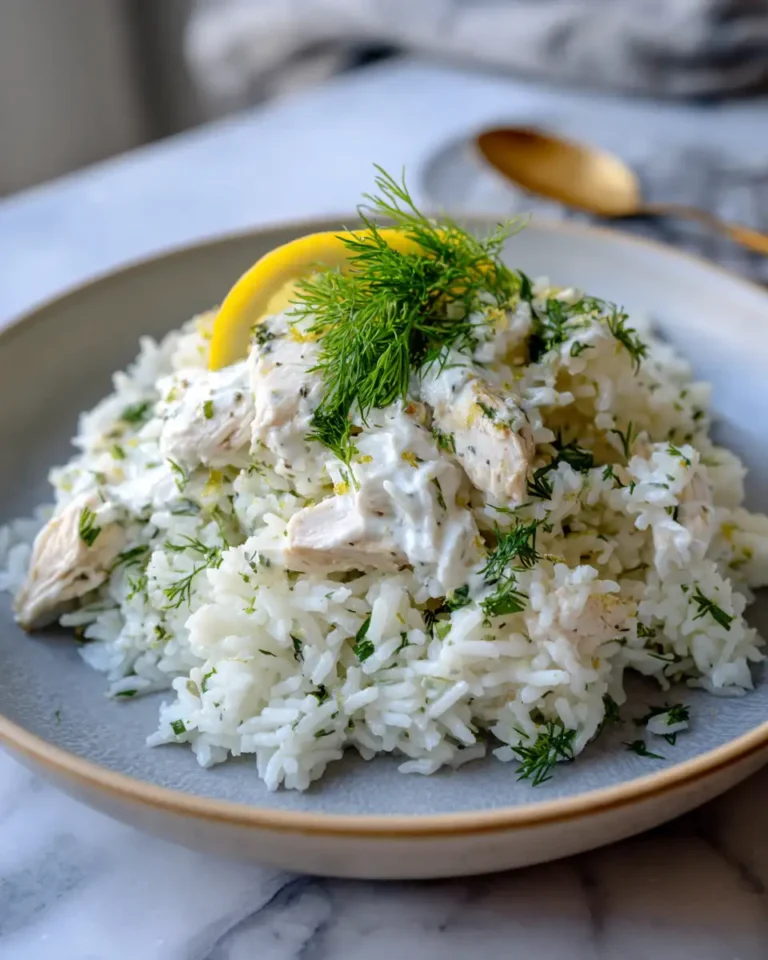 Easy Dump-and-Bake Chicken Tzatziki Rice for a Flavorful Weeknight Dinner - Featured Image