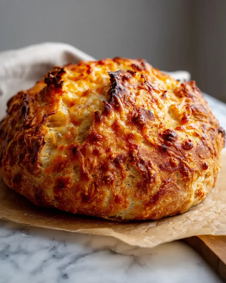 Irresistibly Crispy Dutch Oven Cheddar Bread You Need to Try - Featured Image