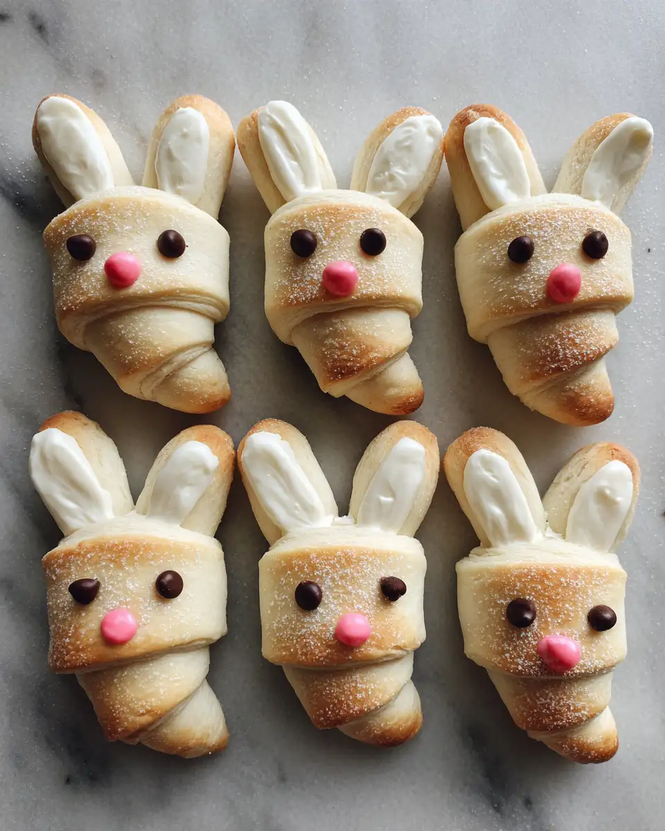 Ingredients for Irresistible Easter Bunny Crescent Bites Your Family Will Love