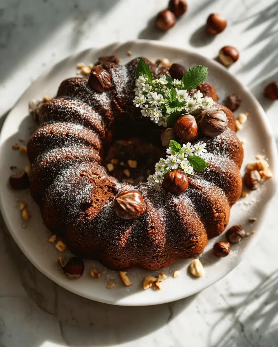 Final dish - Decadent Egyptian Hazelnut Cake Recipe You Have to Try