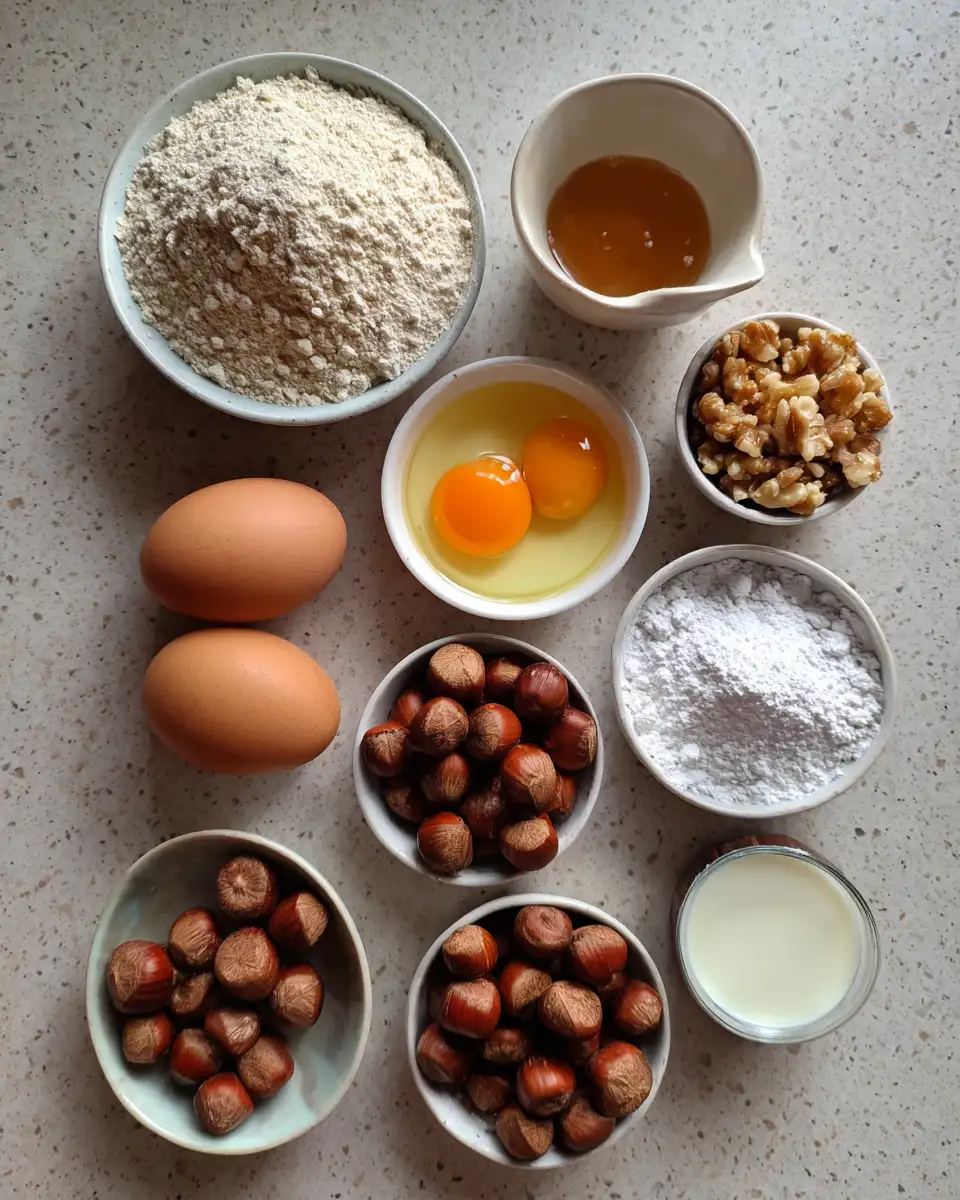 Ingredients for Decadent Egyptian Hazelnut Cake Recipe You Have to Try