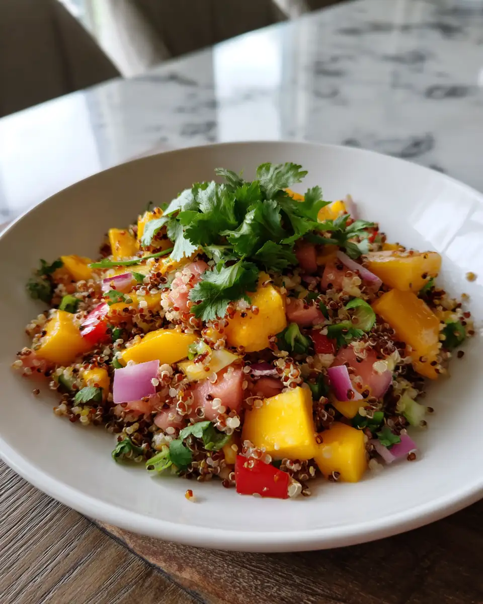 Brighten Your Day with a Fiesta Mango Quinoa Salad - Featured Image