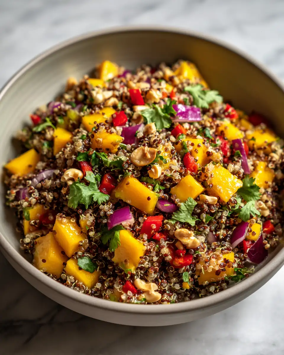 Final dish - Brighten Your Day with a Fiesta Mango Quinoa Salad