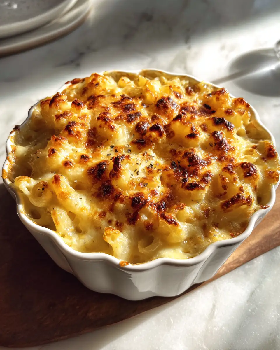 Final dish - Ultimate Comfort Food Fusion French Onion Soup Mac & Cheese Recipe