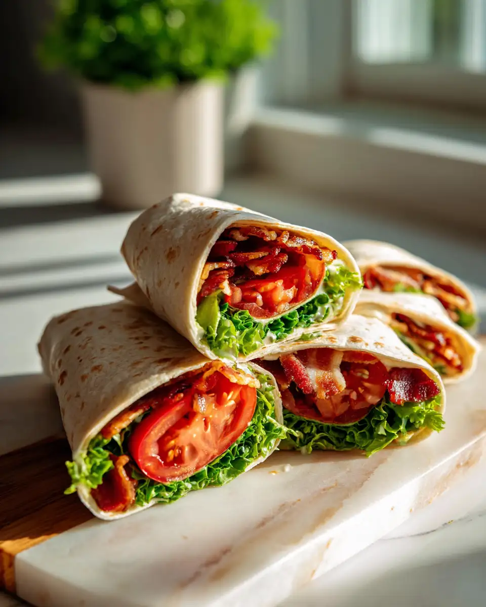 Final dish - Gourmet BLT Wraps with Secret Sauce That Will Blow Your Mind